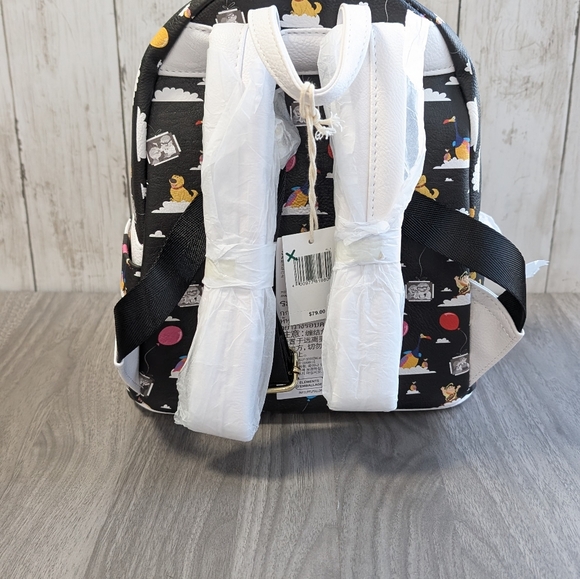 Disney Parks Loungefly Mini Backpack Black Up Pixar Russell Carl